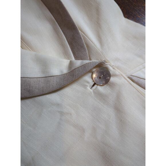 Geary Roark Kamisato Faux Wrap Linen Blend Pencil Dress NWT - Picture 4 of 8